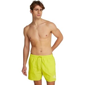 Calvin Klein Men’s Medium Drawstring Swim Shorts with Logo, Yellow (Lemonade Yellow), L Calvin Klein Men’s Medium Drawstring Swim Shorts with Logo, Yellow (Lemonade Yellow), L