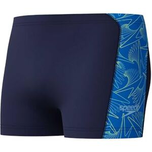 Speedo Men's Hyperboom Panel Aquashort Swim Training Fitness Chlorine Resistant, Blue, 28 Speedo Men's Hyperboom Panel Aquashort Swim Training Fitness Chlorine Resistant, Blue, 28