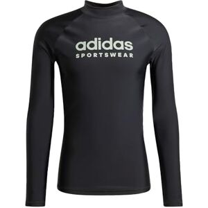 adidas Men's Long Sleeve Rash Guard, Black/Silver Green, S adidas Men's Long Sleeve Rash Guard, Black/Silver Green, S