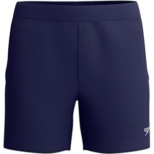 Speedo Men's Lookout Shorts 4-Way Stretch Soft Fabric Swim Gym Run Quick Drying, Navy, M Speedo Men's Lookout Shorts 4-Way Stretch Soft Fabric Swim Gym Run Quick Drying, Navy, M