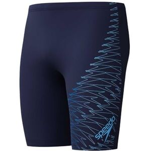Speedo Men's Gala Medley Logo Jammer Swim Training Technical Fabric Athletic Design, Lagoon Blue/Celeste, 26 Speedo Men's Gala Medley Logo Jammer Swim Training Technical Fabric Athletic Design, Lagoon Blue/Celeste, 26