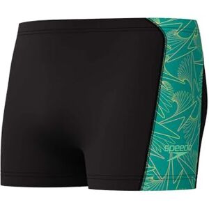 Speedo Men's Hyperboom Panel Aquashort Swim Training Fitness Chlorine Resistant, Turquoise, 28 Speedo Men's Hyperboom Panel Aquashort Swim Training Fitness Chlorine Resistant, Turquoise, 28