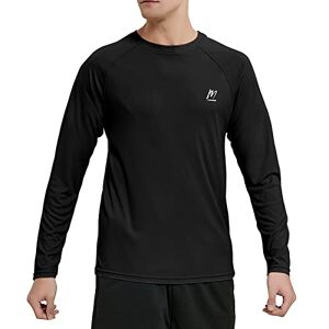 MeetHoo Men's Rash Vest, Rash Guard UPF 50+ UV Swim Shirt Top Quick Dry Sun Protection Long Sleeve Tee for Surfing Running Swimming MeetHoo Men's Rash Vest, Rash Guard UPF 50+ UV Swim Shirt Top Quick Dry Sun Protection Long Sleeve Tee for Surfing Running Swimming