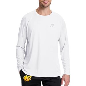 MEETWEE Men's UPF 50+ Swim Rash Guard Vest, Long Sleeve UV Sun Protection Shirts Swimming Tops, Quick Drying Lightweight Swim Shirt Watersport Outdoor MEETWEE Men's UPF 50+ Swim Rash Guard Vest, Long Sleeve UV Sun Protection Shirts Swimming Tops, Quick Drying Lightweight Swim Shirt Watersport Outdoor