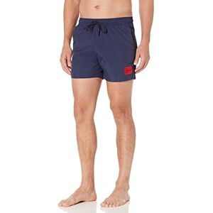 Hugo Boss Men's Square Logo Swim Trunk, Sky Captain Navy, X-Large Hugo Boss Men's Square Logo Swim Trunk, Sky Captain Navy, X-Large
