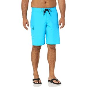 Quiksilver Men's Standard Manic 22 Inch Length Cargo Pocket Boardshort Swim Trunk Board Shorts, Hawaiian Ocean, 38A Quiksilver Men's Standard Manic 22 Inch Length Cargo Pocket Boardshort Swim Trunk Board Shorts, Hawaiian Ocean, 38A