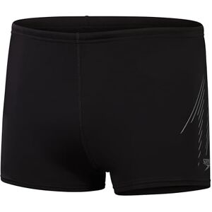 Speedo Men's Hyperboom Placement Aquashort Swim Training Fitness Chlorine Resistant, Black/Grey, 28 Speedo Men's Hyperboom Placement Aquashort Swim Training Fitness Chlorine Resistant, Black/Grey, 28