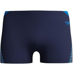 Speedo Men's Hyperboom Splice Aquashort Swimming Trunks Quick Drying Training Fitness Chlorine Resistant, Lagoon Blue/Celeste, 28 Speedo Men's Hyperboom Splice Aquashort Swimming Trunks Quick Drying Training Fitness Chlorine Resistant, Lagoon Blue/Celeste, 28