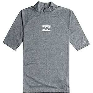 BILLABONG Waves All Day Short Sleeve Rash Vest for Men BILLABONG Waves All Day Short Sleeve Rash Vest for Men