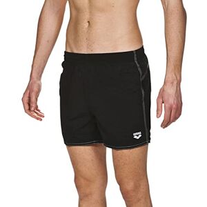 ARENA Bywayx R Men's Sea & Pool Swimsuit, Swimsuit in Comfortable Recycled Quick-Dry Fabric, Swimsuit with Inner Mesh Briefs and Side Pockets Black-White ARENA Bywayx R Men's Sea & Pool Swimsuit, Swimsuit in Comfortable Recycled Quick-Dry Fabric, Swimsuit with Inner Mesh Briefs and Side Pockets Black-White