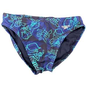 Speedo Men's Beachstar Printed 5cm Briefs Statement Style Flex Fabric Beach Wear, HAPUNA Blue, 32 Speedo Men's Beachstar Printed 5cm Briefs Statement Style Flex Fabric Beach Wear, HAPUNA Blue, 32
