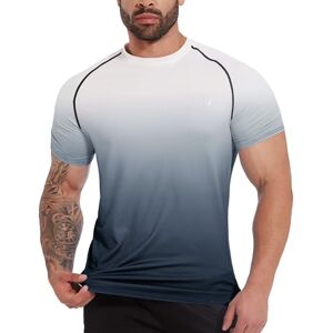 MEETWEE Mens Rash Vest UP9ST, Black Gradient, S UK MEETWEE Mens Rash Vest UP9ST, Black Gradient, S UK
