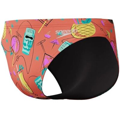 Speedo Men's Beachstar Printed 5cm Briefs Statement Style Flex Fabric Beach Wear Swimwear Speedo Men's Beachstar Printed 5cm Briefs Statement Style Flex Fabric Beach Wear Swimwear