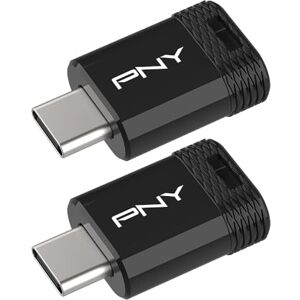 PNY 2-Pack 128GB Elite-X Fit Type-C USB 3.2 Flash Drive – Advanced Performance Up to 200MB/s Read, Convenient Portable Data Storage, Ultra Compact Fit Design, Type-C Connector PNY 2-Pack 128GB Elite-X Fit Type-C USB 3.2 Flash Drive – Advanced Performance Up to 200MB/s Read, Convenient Portable Data Storage, Ultra Compact Fit Design, Type-C Connector