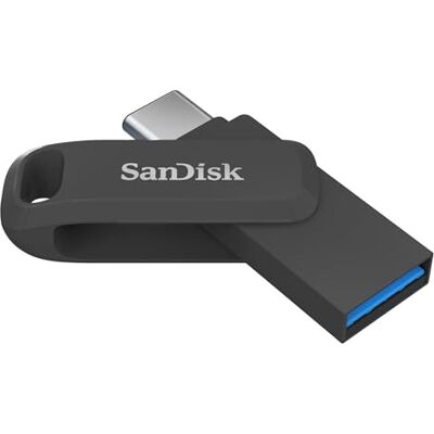 Sandisk Ultra Dual Drive Go 256GB, USB-C & USB-A, Up to 400MB/s Read Speeds USB Memory Stick, Reversible Connectors for USB-C Smartphones, Tablets, & Mac, Automatic Backup, USB 3.2 Gen1, Black Sandisk Ultra Dual Drive Go 256GB, USB-C & USB-A, Up to 400MB/s Read Speeds USB Memory Stick, Reversible Connectors for USB-C Smartphones, Tablets, & Mac, Automatic Backup, USB 3.2 Gen1, Black