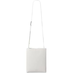 Calvin Klein Women’s Leather Crossbody Bag, White (Chalk), One Size Calvin Klein Women’s Leather Crossbody Bag, White (Chalk), One Size