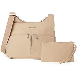 Baggallini Women's Cross Over Crossbody 11x8.5 Medium Travel Bag Lightweight Water-Resistant Nylon Organized Handbag Purse, Beach, One Size Baggallini Women's Cross Over Crossbody 11x8.5 Medium Travel Bag Lightweight Water-Resistant Nylon Organized Handbag Purse, Beach, One Size