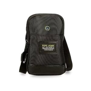 Pepe Jeans Leighton Luggage- Men's Messenger Bag, Black/White, One Size, shoulder bag Pepe Jeans Leighton Luggage- Men's Messenger Bag, Black/White, One Size, shoulder bag