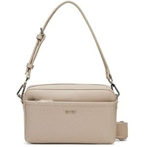 Calvin Klein Women's CK MST AP DBL STRPS LV04F3080G Crossover, Brown (Chateau), One Size Calvin Klein Women's CK MST AP DBL STRPS LV04F3080G Crossover, Brown (Chateau), One Size