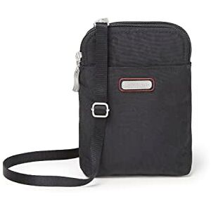 Baggallini Women Take Two RFID Bryant Crossbody, Black Cheetah, One Size Baggallini Women Take Two RFID Bryant Crossbody, Black Cheetah, One Size
