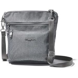 Baggallini Women's Modern Pocket Crossbody 9x8.5 Lightweight Water-Resistant Travel Purse Handbag Shoulder Bag W/RFID, Stone Heritage, One Size Baggallini Women's Modern Pocket Crossbody 9x8.5 Lightweight Water-Resistant Travel Purse Handbag Shoulder Bag W/RFID, Stone Heritage, One Size