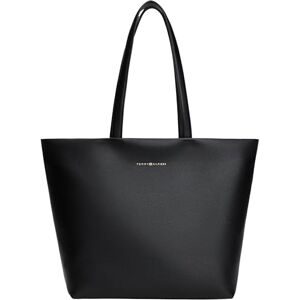 Tommy Hilfiger Women's TH LOGOTAPE TOTE AW0AW17693 Tote, Black (Black), One Size Tommy Hilfiger Women's TH LOGOTAPE TOTE AW0AW17693 Tote, Black (Black), One Size