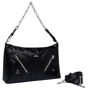Replay Women's Fw3648 Handbag, 0098 Black, UNIC Replay Women's Fw3648 Handbag, 0098 Black, UNIC