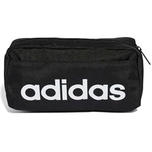 adidas Unisex Linear BUMBAG, Black/White, One Size adidas Unisex Linear BUMBAG, Black/White, One Size