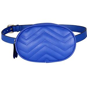 ZXSXDSAX Bum bag Waist bag, handbag, beautiful mobile phone pocket, leather(Color:Blue) ZXSXDSAX Bum bag Waist bag, handbag, beautiful mobile phone pocket, leather(Color:Blue)