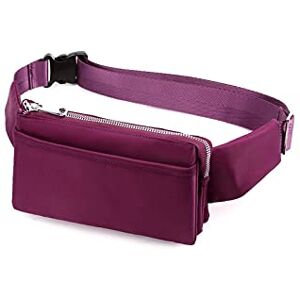 ZXSXDSAX Bum bag Fashion Waist Pack Waterproof Nylon Money Belt Bag Female Purse Fanny Pack Small Women Waist Bag Fashion Phone Pouch Belt Pillow(Color:Purple) ZXSXDSAX Bum bag Fashion Waist Pack Waterproof Nylon Money Belt Bag Female Purse Fanny Pack Small Women Waist Bag Fashion Phone Pouch Belt Pillow(Color:Purple)
