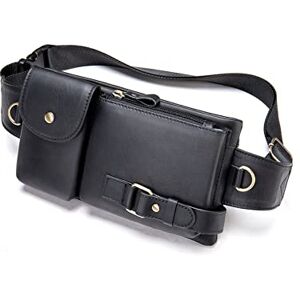 ZXSXDSAX Bum bag Genuine Leather Waist Bag Men's Leather Men's Shoulder Messenger Bag Mobile Phone Waist Bag(Color:E) ZXSXDSAX Bum bag Genuine Leather Waist Bag Men's Leather Men's Shoulder Messenger Bag Mobile Phone Waist Bag(Color:E)