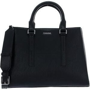 Calvin Klein CK ELEVATED TOTE MD SAFFIANO, Black Calvin Klein CK ELEVATED TOTE MD SAFFIANO, Black