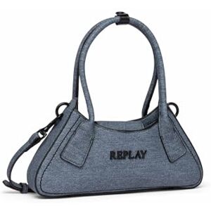 REPLAY women's handbag made of faux leather, blue (Blue Denim 493), one size REPLAY women's handbag made of faux leather, blue (Blue Denim 493), one size