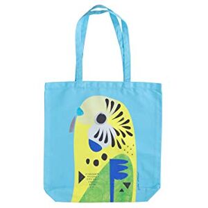 Maxwell & Williams Pete Cromer Large Tote Bag, Budgerigar Print, 1% Cotton, 42 x 41 cm Maxwell & Williams Pete Cromer Large Tote Bag, Budgerigar Print, 1% Cotton, 42 x 41 cm