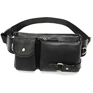 ZXSXDSAX Bum bag Genuine Leather Waist Packs Men Belt Bag Phone Bags Travel Waist Pack Male Bag Leather(Color:Schwarz) ZXSXDSAX Bum bag Genuine Leather Waist Packs Men Belt Bag Phone Bags Travel Waist Pack Male Bag Leather(Color:Schwarz)
