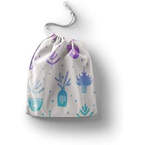 Bonamaison Printed Cotton Produce Bag with Drawstring, Reusable Grocery Bag, Biodegradable Eco-Friendly Bags, Travel Pouch, Sachet Bags, Shopping Bag, Eco Friendly, Foldable, Size: 40x50 Cm Bonamaison Printed Cotton Produce Bag with Drawstring, Reusable Grocery Bag, Biodegradable Eco-Friendly Bags, Travel Pouch, Sachet Bags, Shopping Bag, Eco Friendly, Foldable, Size: 40x50 Cm