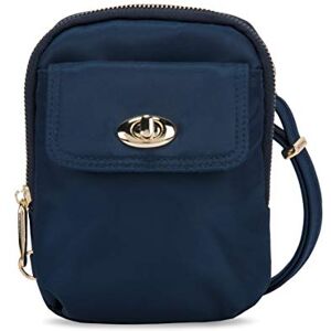Travelon Women's Anti-theft Tailored Crossbody Phone Pouch Cross Body Bag, Sapphire, One Size UK Travelon Women's Anti-theft Tailored Crossbody Phone Pouch Cross Body Bag, Sapphire, One Size UK