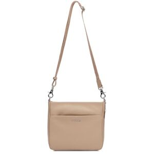 Mandarina Duck Women Mellow Leather Crossover, Warm Taupe, Taglia Unica Mandarina Duck Women Mellow Leather Crossover, Warm Taupe, Taglia Unica