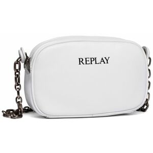 REPLAY women's handbag made of faux leather, white (Optical White 001), one size REPLAY women's handbag made of faux leather, white (Optical White 001), one size