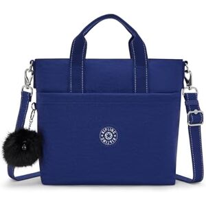 KIPLING KIPLING Kipling Women's Zamora Tote Bag, Brave Blue, 10.25''L x 11.75''H x 4''D KIPLING KIPLING Kipling Women's Zamora Tote Bag, Brave Blue, 10.25''L x 11.75''H x 4''D