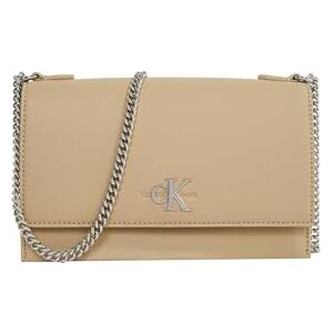 Calvin Klein Jeans Women MINIMAL MONOGRAM EW FLAP21 K60K612233, Grey (Crockery), One Size Calvin Klein Jeans Women MINIMAL MONOGRAM EW FLAP21 K60K612233, Grey (Crockery), One Size