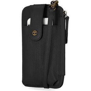Timberland Women's RFID Leather Phone Crossbody Wallet Bag, Black (Pebble), One Size Timberland Women's RFID Leather Phone Crossbody Wallet Bag, Black (Pebble), One Size