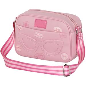 KARACTERMANIA Barbie Travel-Small Fashion Shoulder Bag, Pink, 24 x 16 cm KARACTERMANIA Barbie Travel-Small Fashion Shoulder Bag, Pink, 24 x 16 cm