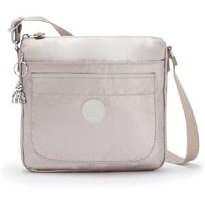 KIPLING KIPLING Kipling Women's Sebastian Crossbody Bag, Metallic Glow, 9" L x 8.5" H x 1.75" D KIPLING KIPLING Kipling Women's Sebastian Crossbody Bag, Metallic Glow, 9" L x 8.5" H x 1.75" D