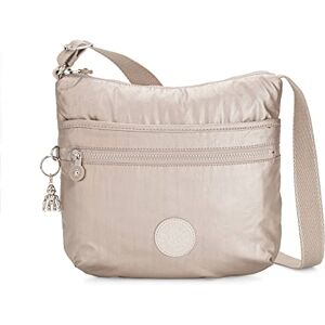 KIPLING KIPLING Kipling womens Arto Crossbody Strap, Adjustable Shoulder Strap, Zip Closure, Metallic Glow, 11.25" L X 10.25" H X 1.5" D KIPLING KIPLING Kipling womens Arto Crossbody Strap, Adjustable Shoulder Strap, Zip Closure, Metallic Glow, 11.25" L X 10.25" H X 1.5" D