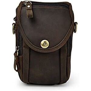 ZXSXDSAX Bum bag Leather Men's Casual Multifunctional Messenger Bag Fashion Belt Waist Bag Hook Bag(Color:F) ZXSXDSAX Bum bag Leather Men's Casual Multifunctional Messenger Bag Fashion Belt Waist Bag Hook Bag(Color:F)