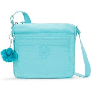 KIPLING KIPLING Kipling Women's Sebastian Crossbody, Super Light, Durable Messenger, Shoulder Bag, Deepest Aqua, 9''L x 8.75''H x 1''D KIPLING KIPLING Kipling Women's Sebastian Crossbody, Super Light, Durable Messenger, Shoulder Bag, Deepest Aqua, 9''L x 8.75''H x 1''D