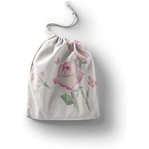 Bonamaison Printed Cotton Produce Bag with Drawstring, Reusable Grocery Bag, Biodegradable Eco-Friendly Bags, Travel Pouch, Sachet Bags, Shopping Bag, Eco Friendly, Foldable, Size: 40x50 Cm Bonamaison Printed Cotton Produce Bag with Drawstring, Reusable Grocery Bag, Biodegradable Eco-Friendly Bags, Travel Pouch, Sachet Bags, Shopping Bag, Eco Friendly, Foldable, Size: 40x50 Cm