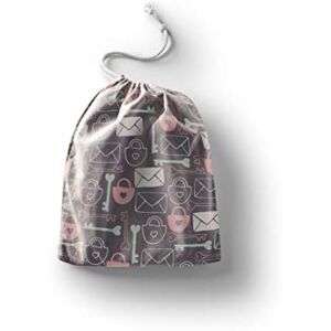 Bonamaison Printed Cotton Produce Bag with Drawstring, Reusable Grocery Bag, Biodegradable Eco-Friendly Bags, Travel Pouch, Sachet Bags, Shopping Bag, Eco Friendly, Foldable, Size: 30x40 Cm Bonamaison Printed Cotton Produce Bag with Drawstring, Reusable Grocery Bag, Biodegradable Eco-Friendly Bags, Travel Pouch, Sachet Bags, Shopping Bag, Eco Friendly, Foldable, Size: 30x40 Cm