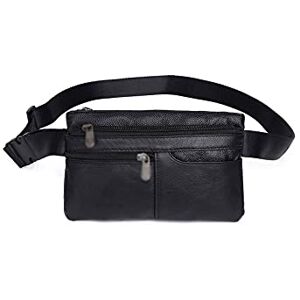 ZXSXDSAX Bum bag Men's Genuine Leather Bag Belt Bag Leather Fanny Pack Waist Male Fashion Luxury Small Bags Waist Pack Small Shoulder Bags(Color:Schwarz) ZXSXDSAX Bum bag Men's Genuine Leather Bag Belt Bag Leather Fanny Pack Waist Male Fashion Luxury Small Bags Waist Pack Small Shoulder Bags(Color:Schwarz)